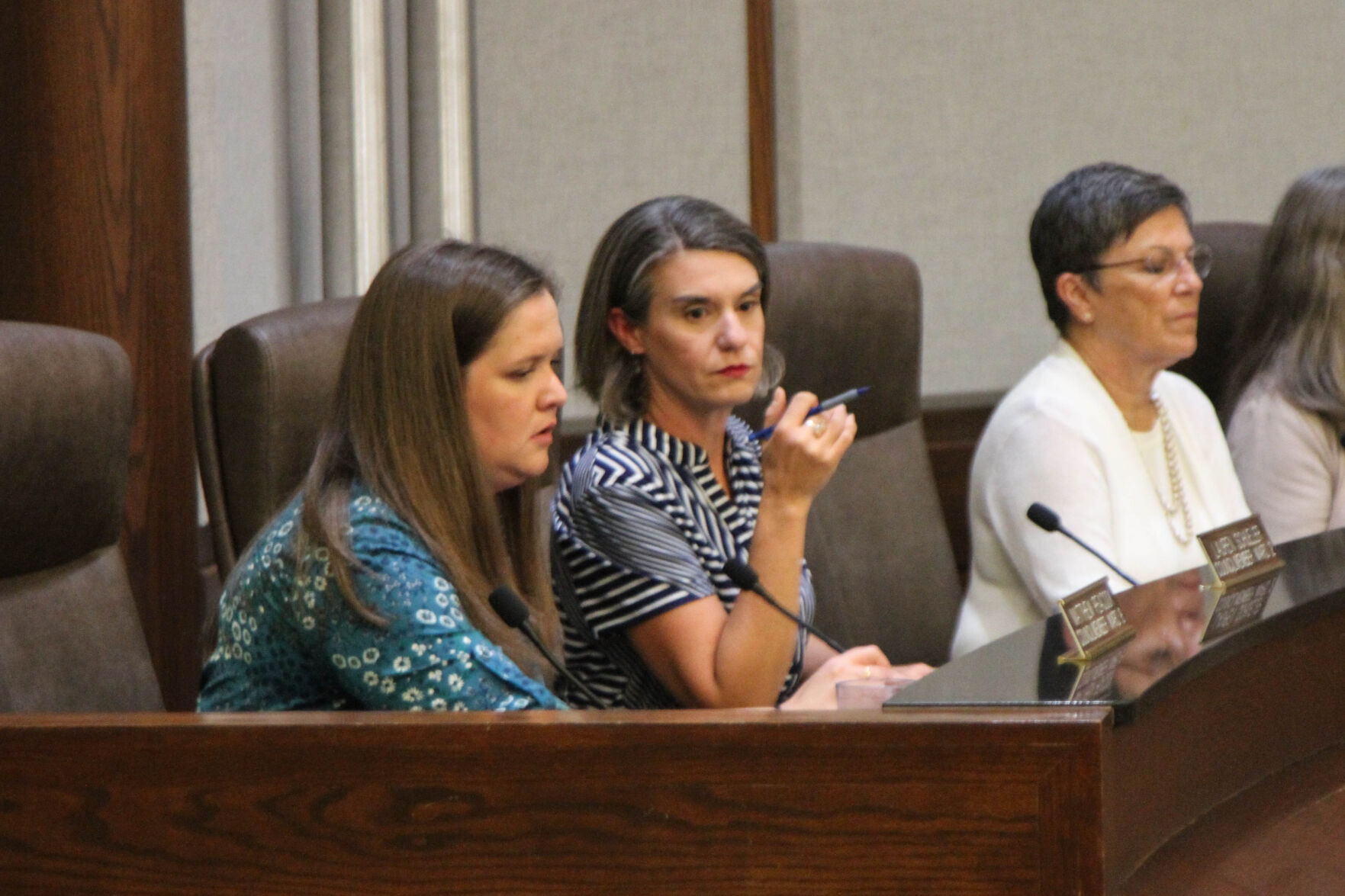 Lauren Schueler, Alison Petrone and Lee Hall
